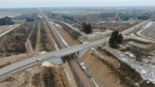 Barszczówka – budowa wiaduktu drogowego. Fot. Artur Lewandowski/PKP PLK