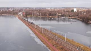 Zmodernizowana linia kolejowa, Goczałkowice-Zdrój. Fot. Krzysztof Ścigała/PKP PLK