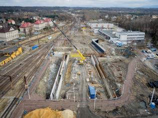 Przebudowa stacji Zebrzydowice. Fot. Łukasz Hachuła/PKP PLK