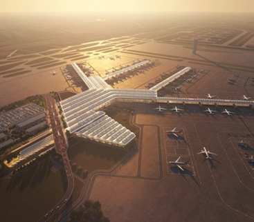 Terminal nowego lotniska zaczyna się pod ziemią