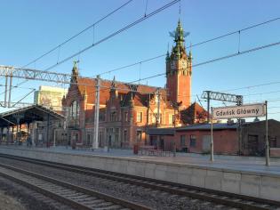 Peron 2 w obrębie dworca Gdańsk Główny. Fot. PKP PLK