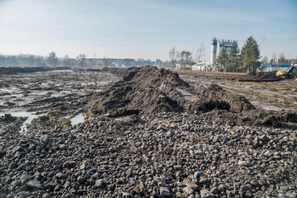 Zdjęcie Tu powstanie węzeł Kosztowy II. Fot. GDDKiA