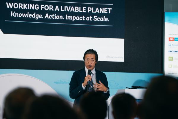 Zdjęcie IV Kongres Gospodarowania Wodami i Ochrony Przeciwpowodziowej. Winston Yu, Menedżer ds. gospodarki wodnej w regionie Europy i Azji Centralnej w Banku Światowym. fot. Quality Studio dla www.inzynieria.com