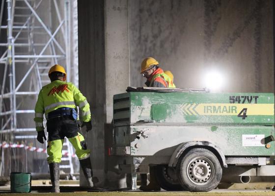 Zdjęcie Roboty na przystanku Łódź Koziny. Fot. PKP PLK