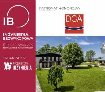 DCA objęło patronatem XVII Konferencję „INŻYNIERIA Bezwykopowa” avatar