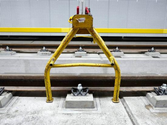 Zdjęcie Przygotowania do przejazdów testowych pociągów metra. Odcinek wschodni północny II  linii metra. Fot. Metro Warszawskie