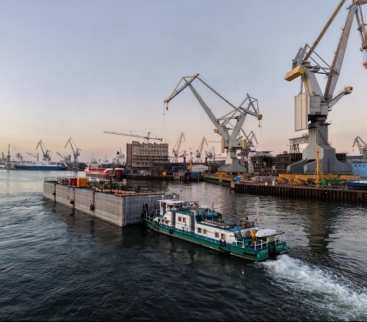 Port Gdynia. Rozpoczęła się budowa falochronów dla portu zewnętrznego avatar