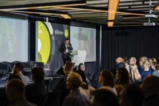 Michał Andrzejewski, członek zarządu spółki Gamm-Bud sp. z o.o. X Konferencja Bezwykopowa Rehabilitacja. Fot. Quality Studio dla www.inzynieria.com. fot. Quality Studio dla www.inzynieria.com