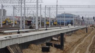 Konstrukcja peronu na stacji Olsztyn Główny. Fot. Andrzej Puzewicz /PKP PLK