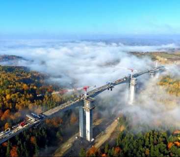 S19 na Podkarpaciu. Gotowy pomost rekordowej estakady [ZDJĘCIA]