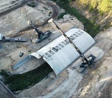 Droga S10. Pierwszy obiekt stoi, zastosowano technologię prefabrykowaną avatar