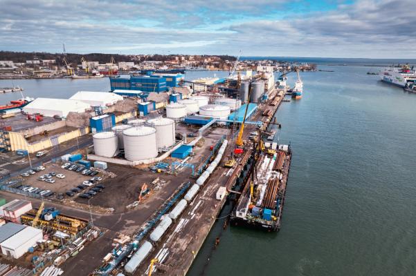 Zdjęcie Przebudowa nabrzeża Indyjskiego w Porcie Gdynia. Fot. NDI