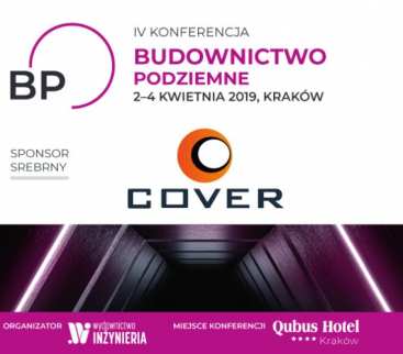 Cover Srebrnym Sponsorem Konferencji „Budownictwo Podziemne”  avatar