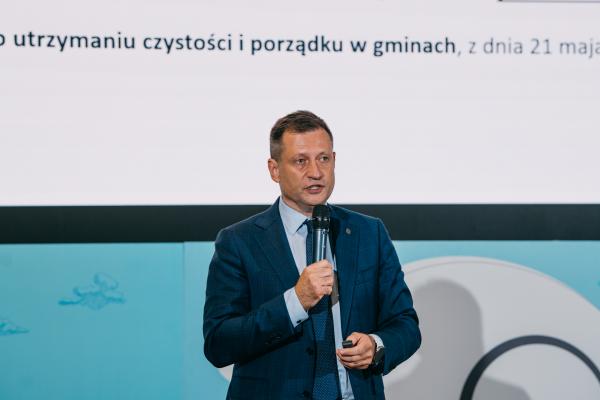 Zdjęcie IV Kongres Gospodarowania Wodami i Ochrony Przeciwpowodziowej. Piotr Ziętara, Prezes Wodociągów Miasta Krakowa oraz Wiceprzewodniczący Rady Izby Gospodarczej „Wodociągi Polskie”. fot. Quality Studio dla www.inzynieria.com