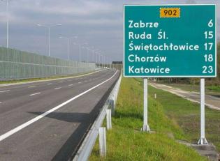 Drogowa Trasa Średnicowa w Gliwicach (fot. Antoni Witwicki / archiwum Urzędu Miejskiego w Gliwicach)