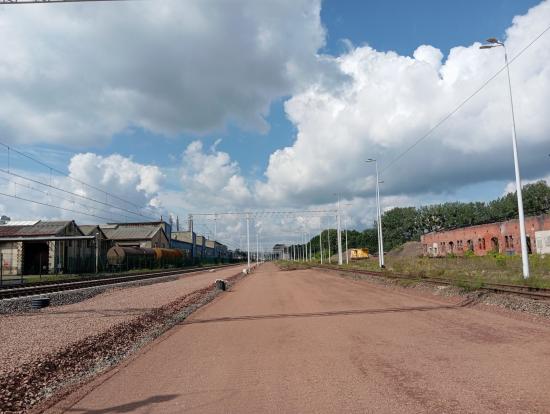 Zdjęcie Ostróda, prace przy torowisku. Fot. Filip Korpala/PKP PLK