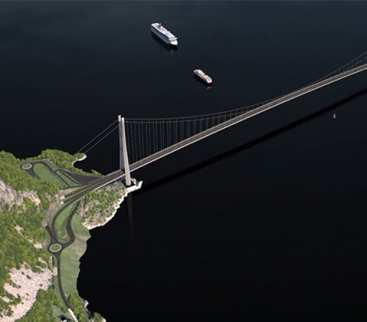 W Norwegii  powstanie jeden z najdłuższych mostów wiszących na świecie avatar
