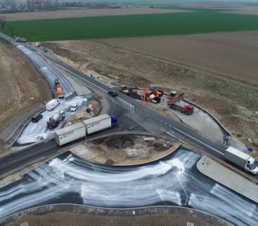 Autostrada A4. Rozbudowa łącznic dwóch węzłów zbliża się do półmetka avatar