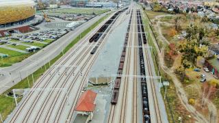 Infrastruktura kolejowa dla portu Gdańsk. Fot. Szymon Danielek/PKP PLK