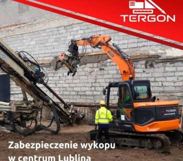 Lublin: zakończono zabezpieczenie wykopu w ścisłej zabudowie avatar