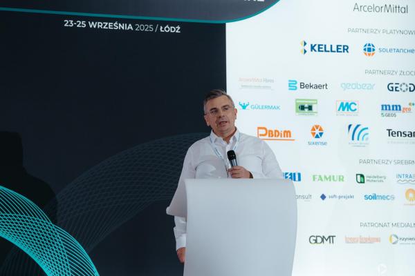 Zdjęcie IV Kongres Geoinżynieria i Budownictwo Podziemne. Andrzej Dąbrowski (Polservice Geo). fot. Quality Studio dla www.inzynieria.com