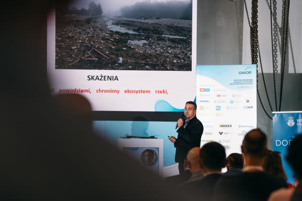 Zdjęcie IV Kongres Gospodarowania Wodami i Ochrony Przeciwpowodziowej. Dr inż. Krzysztof Radzicki, Politechnika Krakowska. fot. Quality Studio dla www.inzynieria.com