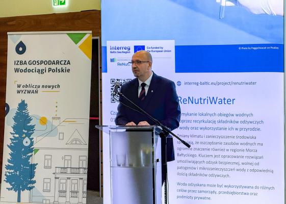 Zdjęcie Robert Gajda, zastępca prezesa Narodowego Funduszu Ochrony Środowiska i Gospodarki Wodnej. fot. www.inzynieria.com