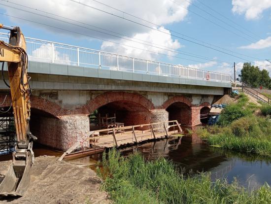 Zdjęcie Most nad Drwęcą. Fot. Filip Korpala/PKP PLK