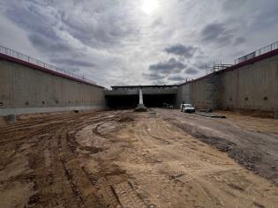Portal zachodni tunelu TS-04. Fot. GDDKiA