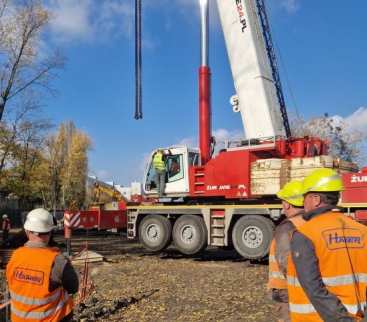 Kraków. Osadzono komorę o masie 80 ton dla kanalizacji deszczowej avatar