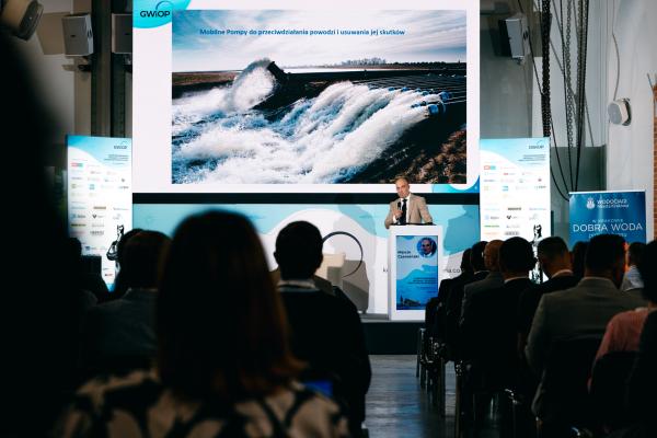 Zdjęcie IV Kongres Gospodarowania Wodami i Ochrony Przeciwpowodziowej. Marcin Czerwiński, Dyrektor Zarządzający, BBA Pumps PL. fot. Quality Studio dla www.inzynieria.com