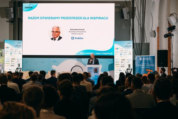 Zdjęcie IV Kongres Gospodarowania Wodami i Ochrony Przeciwpowodziowej. Stanisław Kracik, III Zastępca Prezydenta Miasta Krakowa. fot. Quality Studio dla www.inzynieria.com