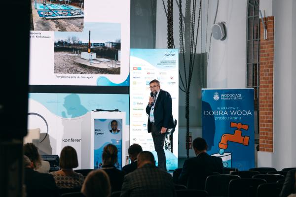 Zdjęcie IV Kongres Gospodarowania Wodami i Ochrony Przeciwpowodziowej. Piotr Zymon, Zastępca Prezesa ds. gospodarki wodnej, Zarząd Infrastruktury Wodnej w Krakowie. fot. Quality Studio dla www.inzynieria.com