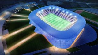 Stadion narodowy w Kosowie. Wiz. Tabanlioglu Architects 
