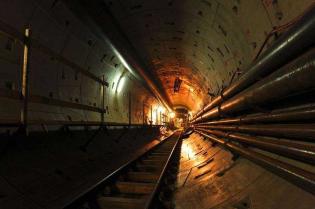 Tunel pod Wisłą. Fot. Przedsiębiorstwo Robót Górniczych 