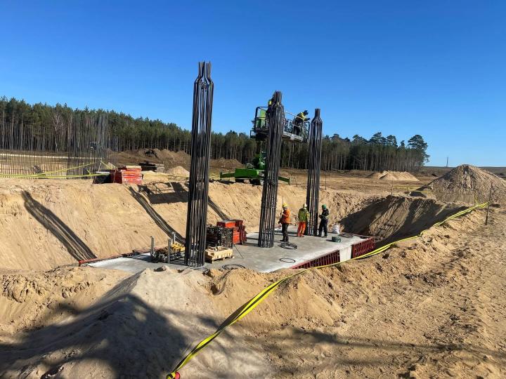 Droga ekspresowa S10. Pierwszy miesiąc budowy – widać efekty