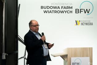 I Konferencja Budowa Farm Wiatrowych. Dr inż. Jarosław Rybak (Politechnika Wrocławska). Fot. Quality Studio dla inzynieria.com