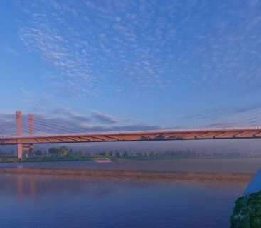 Najdłuższy most na Podkarpaciu. Tak obecnie wygląda przeprawa nad Sanem [FILM]