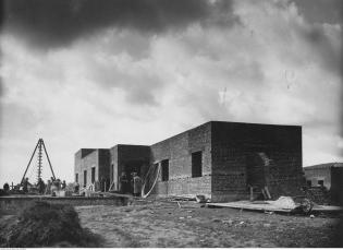 Budowa wodociągu w Rzeszowie – budowa filtrów pospiesznych. Wrzesień 1939 r. Fot. Narodowe Archiwum Cyfrowe