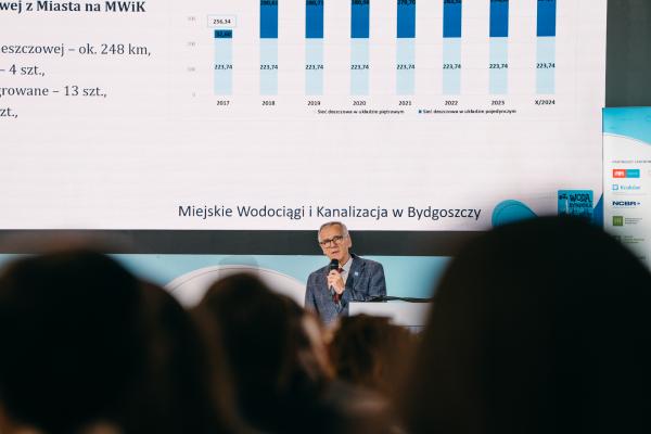 Zdjęcie IV Kongres Gospodarowania Wodami i Ochrony Przeciwpowodziowej. Stanisław Drzewiecki, Prezes Miejskich Wodociągów i Kanalizacji w Bydgoszczy. fot. Quality Studio dla www.inzynieria.com