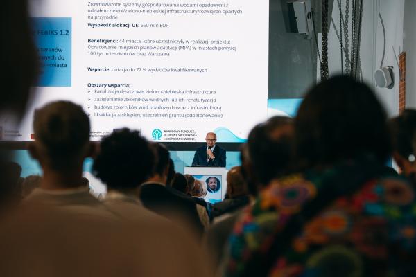 Zdjęcie IV Kongres Gospodarowania Wodami i Ochrony Przeciwpowodziowej. Robert Gajda, Zastępca Prezesa Narodowego Funduszu Ochrony Środowiska i Gospodarki Wodnej. fot. Quality Studio dla www.inzynieria.com