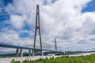Most wantowy przez Bosfor Wschodni we Władywostoku. Fot. z archiwum SK Most