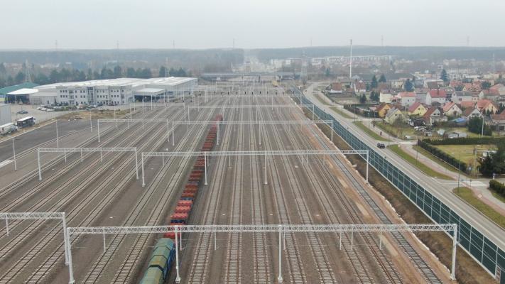 Zdjęcie Nowy układ torów na stacji Ełk Towarowy. Fot. Paweł Chamera/PKP PLK