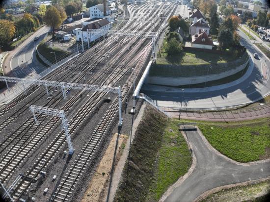 Zdjęcie Wiadukt nad ul. Suwalską w Ełku. Fot. Paweł Chamera/PKP PLK