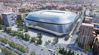 Estadio Santiago Bernabéu po przebudowie. Wiz. Nuevoestadiobernabeu.com
