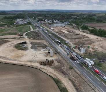 A6. Nowy układ przy granicy w Kołbaskowie coraz bardziej widoczny