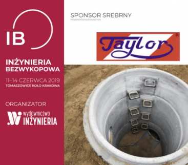 „INŻYNIERIA Bezwykopowa” 2019: TAYLOR wśród Srebrnych Sponsorów wydarzenia avatar