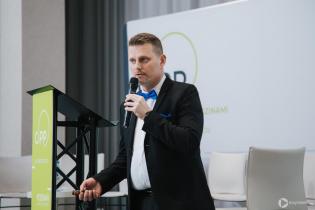 Marcin Matyjaszek, MPWiK Lublin sp. z o.o. IV Konferencja „Renowacja Wykładzinami (Rękawami) Utwardzanymi na Miejscu”. Fot. Quality Studio dla www.inzynieria.com