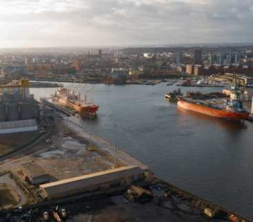 Avatar Port Gdańsk. Nabrzeże Bytomskie już po przebudowie