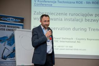 Paweł Stelmach (TDC International AG). V Konferencja Techniczna ROE. Fot. inzynieria.com